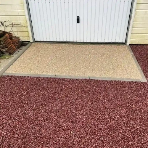 terrasse et gravillonnage bicouches rouges 4